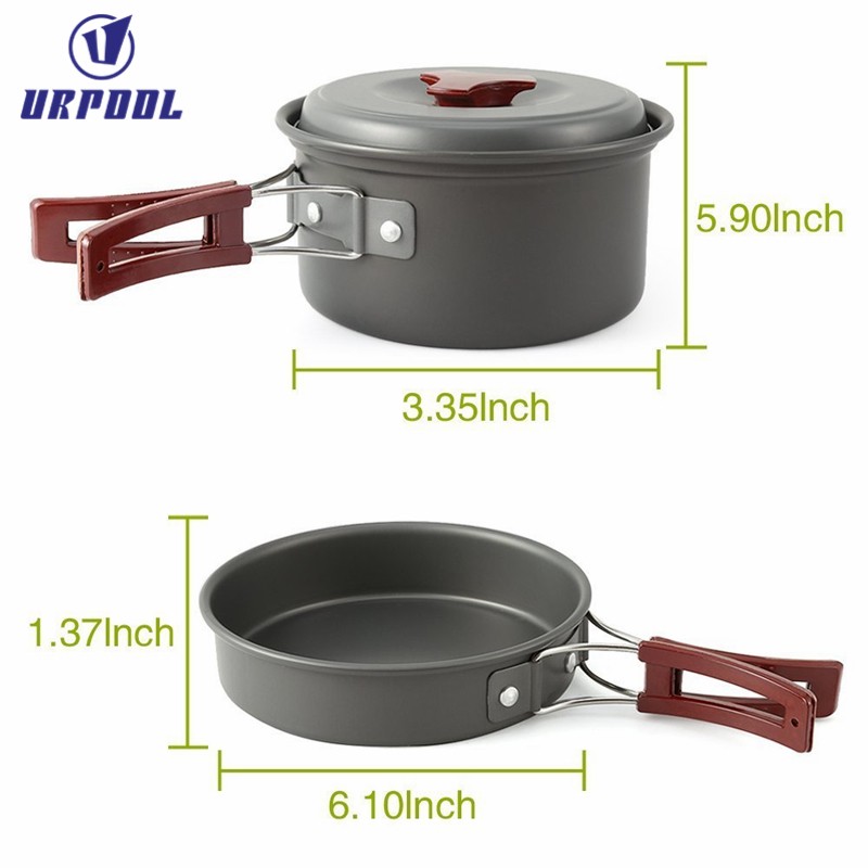 Outdoor Cookware Set Manufacturer - Ultra-light Copper for India 4-6 Persons Non-stick Pots Pans