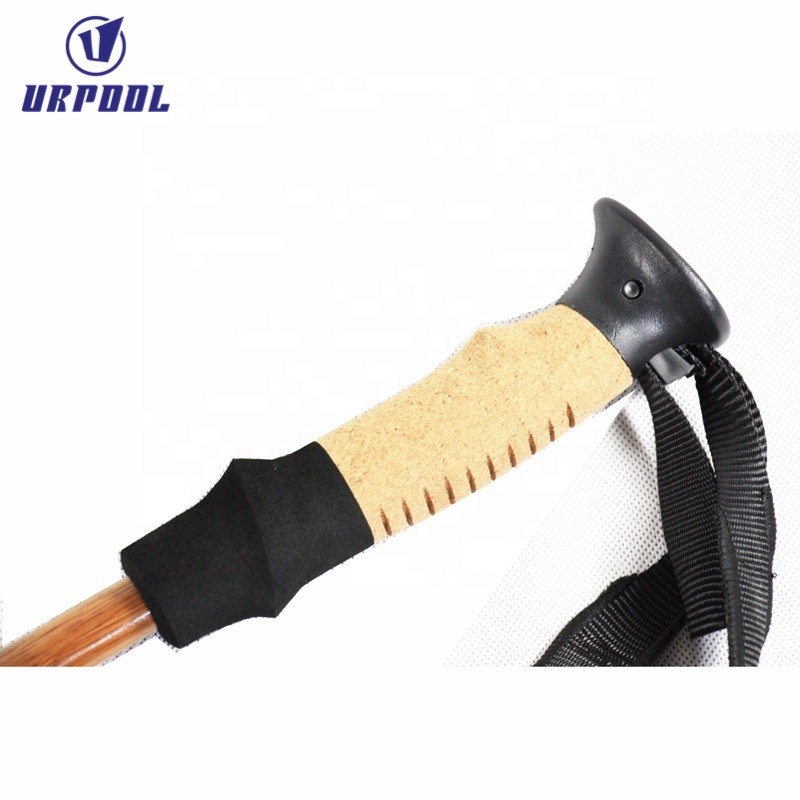 Bamboo Walking Stick Manufacturer - Brand URPOOL EXCLUSIVE Trekking Outdoor Hiking Poles Cork for Camping Climbing