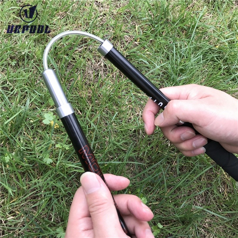 Carbon Fiber Trekking Poles Manufacturer - Folding 3-section Quick Lock EVA Grip 250 lb Capacity for Hiking