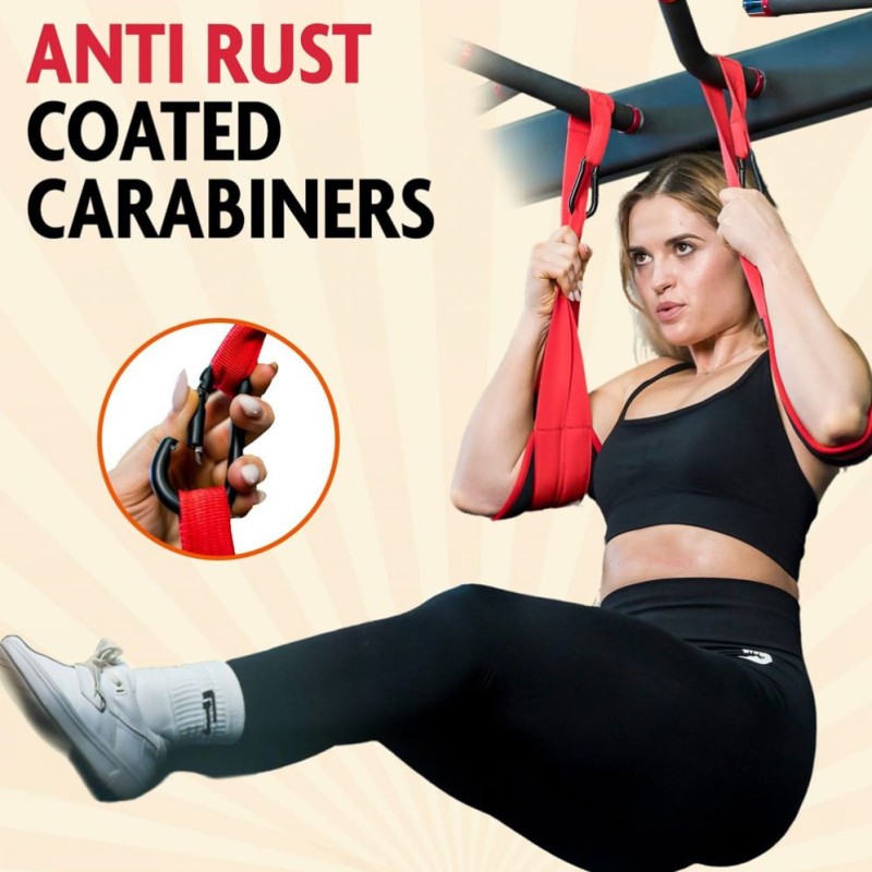 Leg Raiser Exercise Equipment Manufacturer - Fitness Workout Training Pull up Straps Arm Padding Ab Straps for Men Women