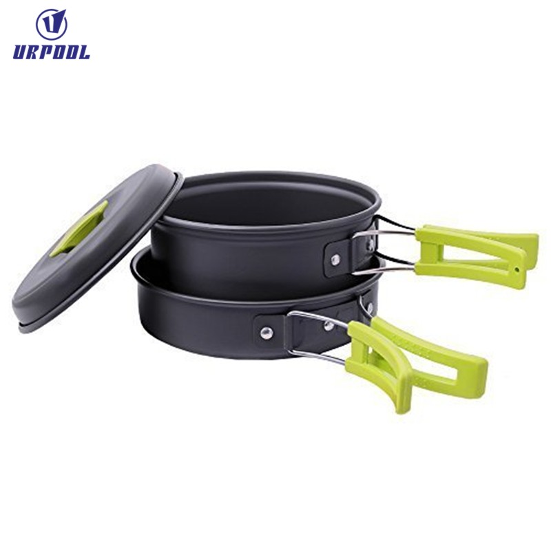 Camping Cookware Set Manufacturer - Aluminum Anodized Surface Induction Friendly Frying Pans for Cooking