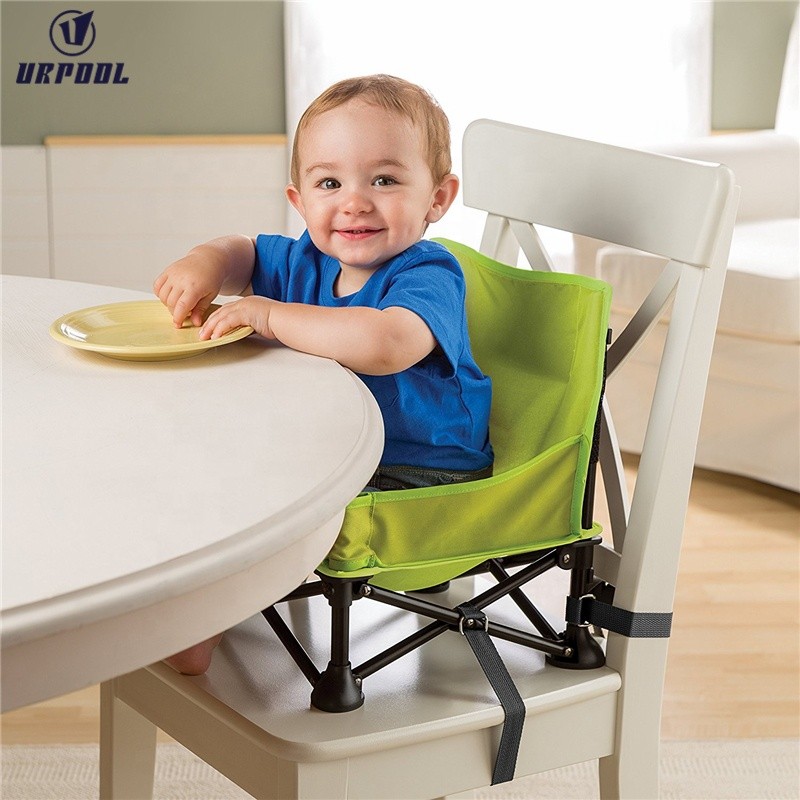 Portable Baby Chair Manufacturer - Foldable Iron Booster for 6-12 Month Babies Durable Outdoor Use