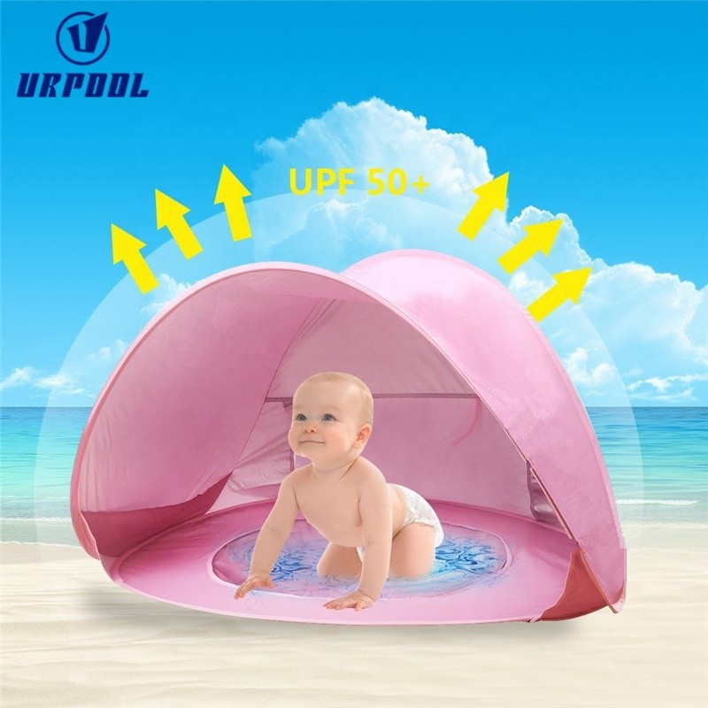 Baby Beach Tent Manufacturer - Lightweight with Shaded Pool Pop up 50+ UPF UV Protection with Carry Bag for Camping