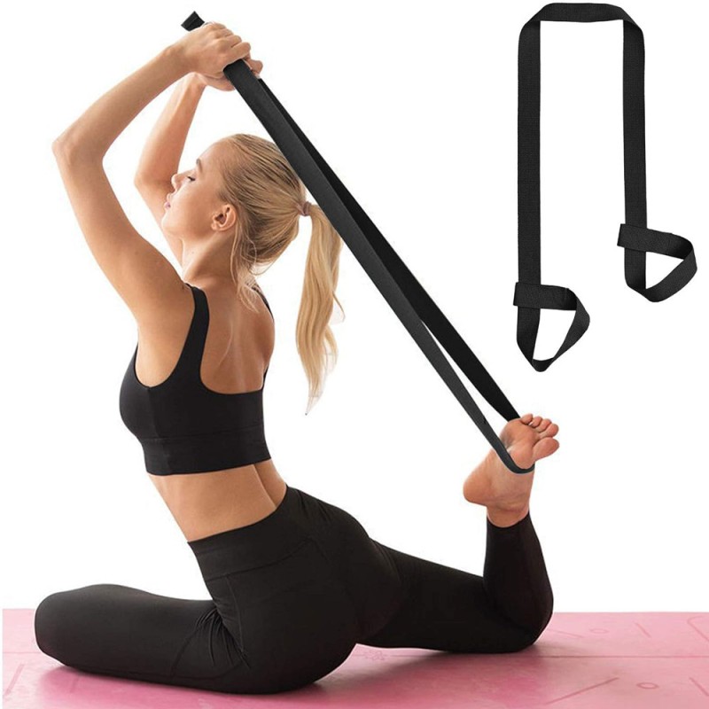 Yoga Mat Strap Manufacturer - Custom Logo 6ft Carrier Cotton Polyester Sling Holder with Pilates Bag for Belt