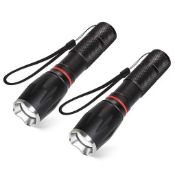 LED Flashlight Manufacturer - Super Bright Zoomable with 5 Modes Rechargeable Tactical for Emergency