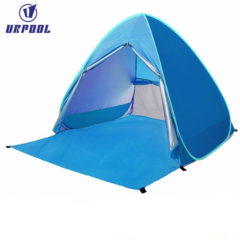 Camping Tents Manufacturer - Beach Tents Sun Shelter with Window Quick Automatic Opening Foldable for Outdoor