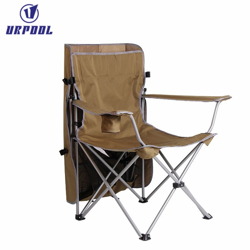 Folding Fishing Chair Manufacturer - Portable with Sunshade Backrest with Shed for Beach Camping