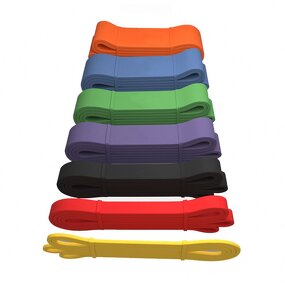 Latex Exercise Bands Manufacturer - 100% Natural TPE Elastic Stretch Custom Resistance Various Colors
