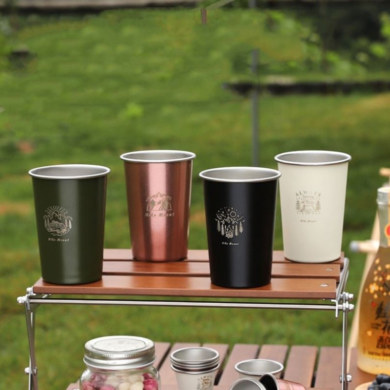 Camping Mug Manufacturer - 2025 Hot Stainless Steel Portable Cup 350ML for Beer Tea Coffee