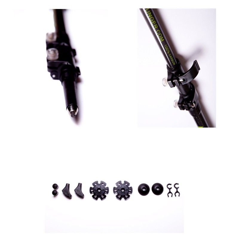 Trekking Pole Manufacturer - Adjustable Carbon Aluminum with Cork Handle Grip for Hiking Outdoor Walking