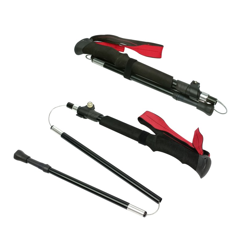 Hiking Trekking Poles Manufacturer - Aluminum Collapsible Adjustable 110-135cm for Mountaineering