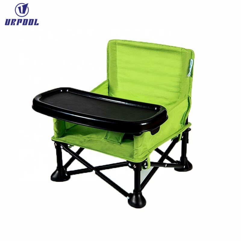 Travel Booster Seat Manufacturer - with Tray Baby Folding Portable Chair for Eating Camping