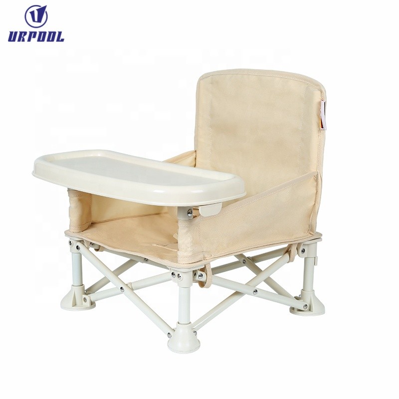 Portable Baby Chair Manufacturer - Foldable Iron Booster for 6-12 Month Babies Durable Outdoor Use