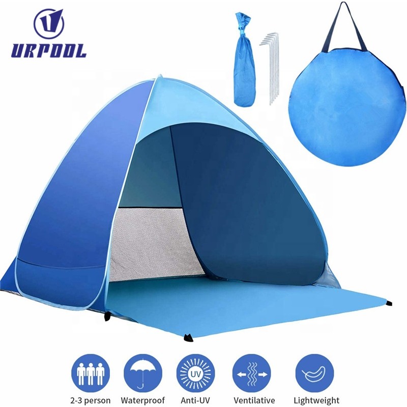 Beach Sun Shelter Manufacturer - Portable UV protection PopUp Canopy Automatic Shade Tent for Camping Fishing
