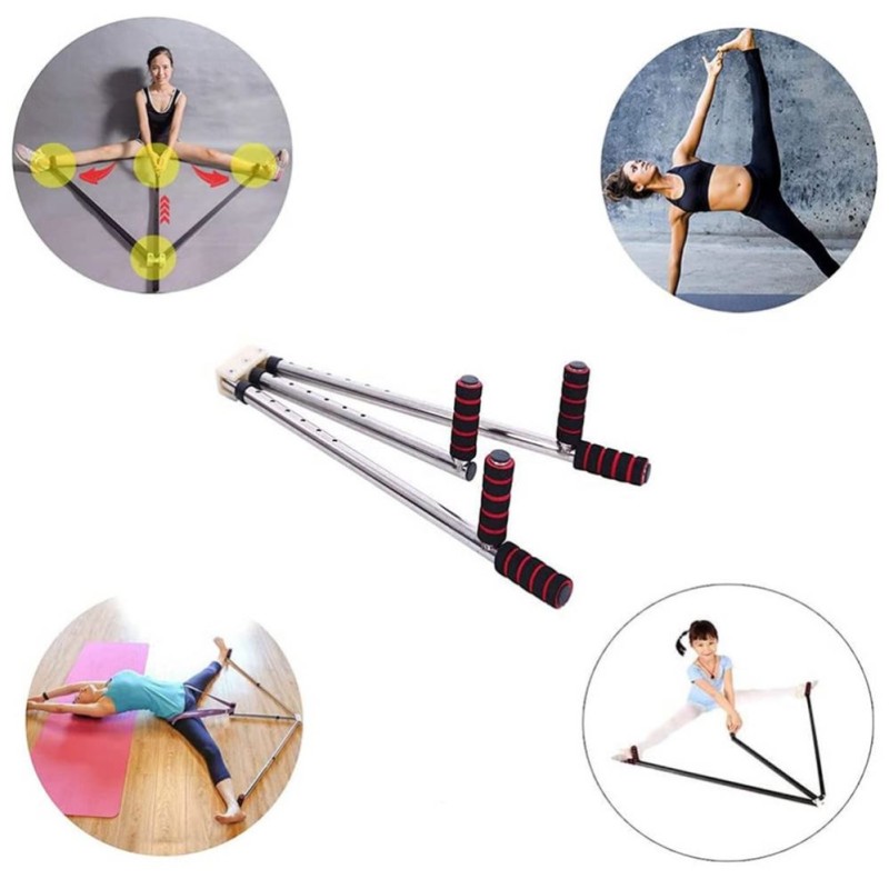 Leg Split Stretcher Manufacturer - 3 Bar Leg Extension Device for Yoga Martial Arts Gym Stretching Machine