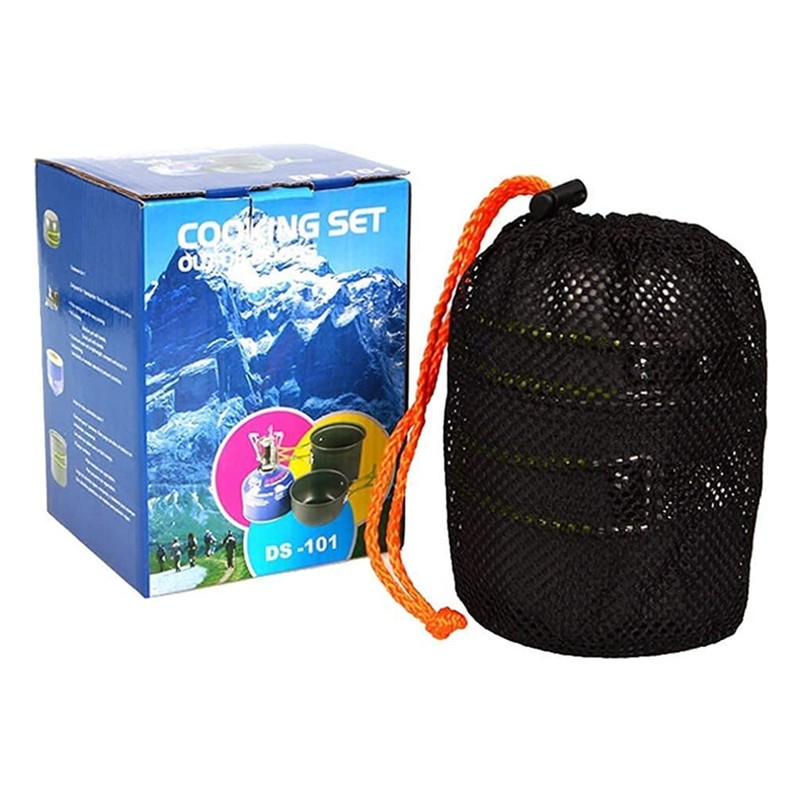 Aluminium Cookware Set Manufacturer - High Quality 1-Person Non-Stick Anodized Pots Pans for Outdoor Hiking