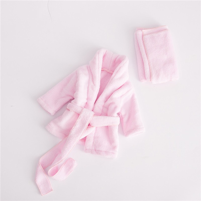 Newborn Photography Robe Manufacturer - Bathrobe Bath Towel Outfit Photo Props Robe for Infant Boys Girls