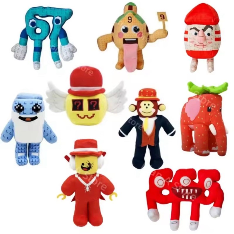 Game Plushies Manufacturer - Steal a Brainrot No.9 House Esok Sekolah Jandel Anime Figurine Promotion Toy Gift