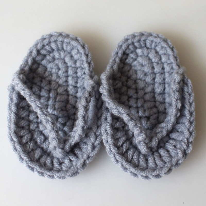 Baby Flip Flops Manufacturer - Crochet Slippers Summer Sandals Newborn Boy Girl Handmade Shoes Photo Prop