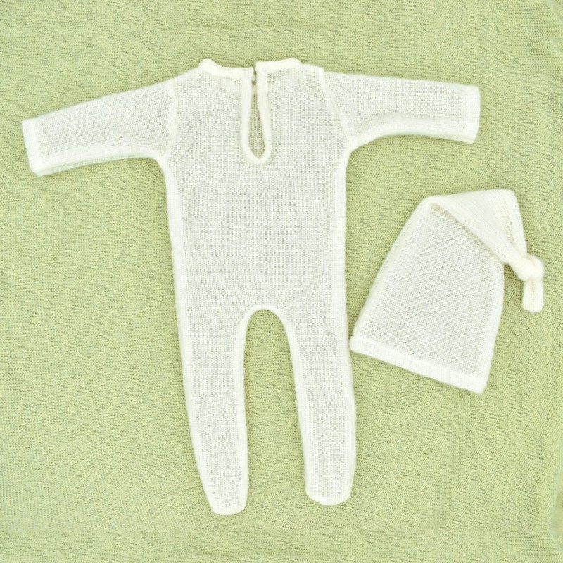 Mohair Baby Photography Props Manufacturer - Bodysuit Clothes Hat Romper Customized Photo Gifts Set for Boy Girl