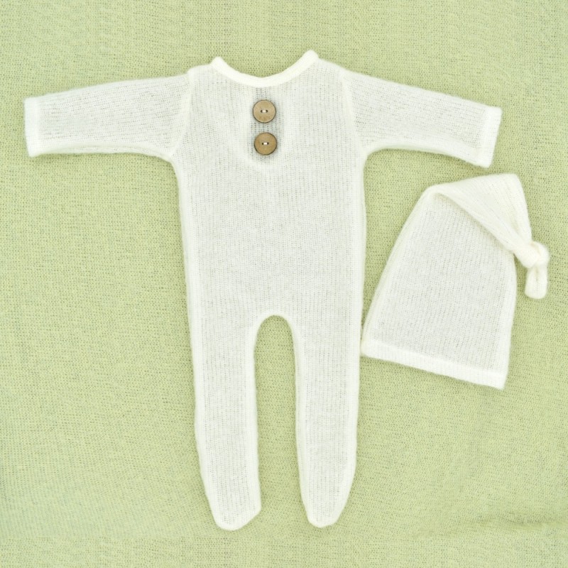 Mohair Baby Photography Props Manufacturer - Bodysuit Clothes Hat Romper Customized Photo Gifts Set for Boy Girl