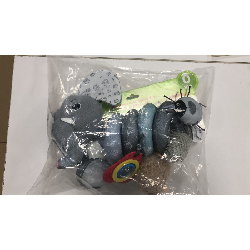 Car Seat Activity Toy Manufacturer - Baby Spiral Plush Hanging Rattle for Crib Bed Stroller Bar Bassinet Mobile