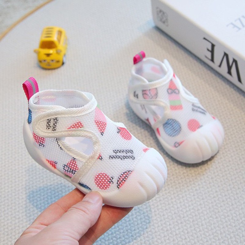 Kids Sandals Manufacturer - Summer Breathable Air Mesh Baby Unisex Casual Anti-slip Soft Sole Lightweight Sneaker