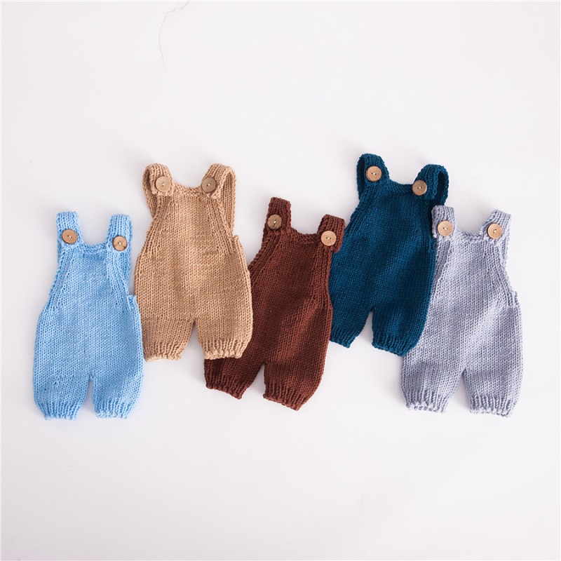 Newborn Photography Props Manufacturer - Romper Boy Girl Photo Shoot Outfits Infant Knitted Clothes