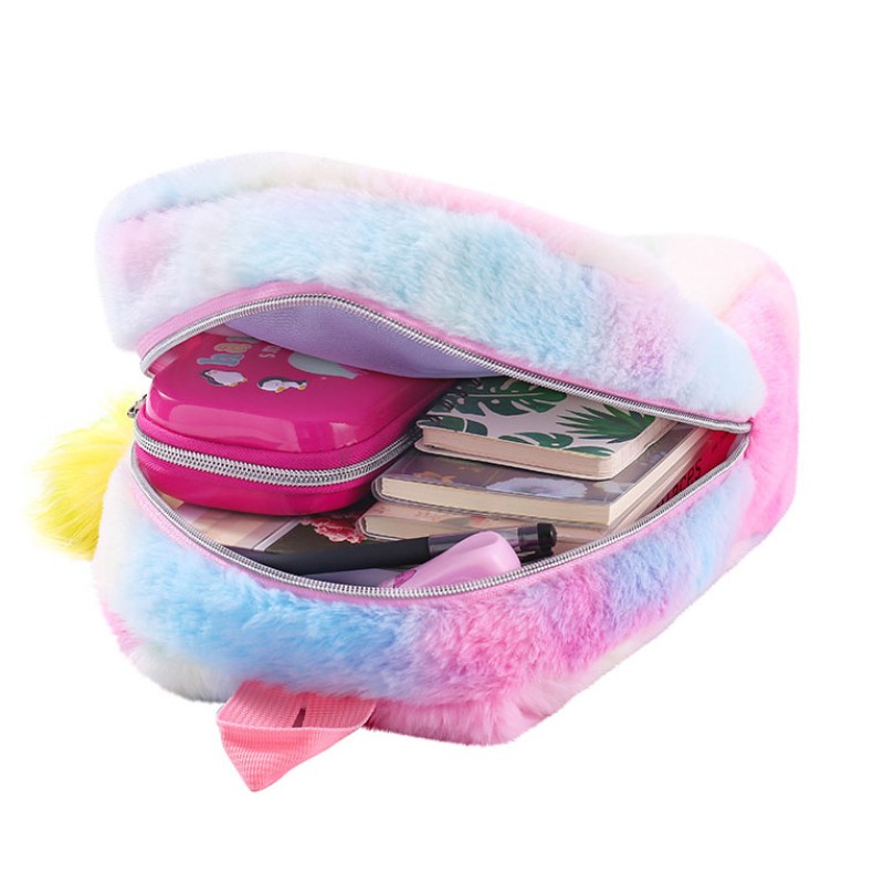 Toddler Backpack Manufacturer - Cute Girls Plush Unicorn Preschool Bag Travel Bags for Little Girls