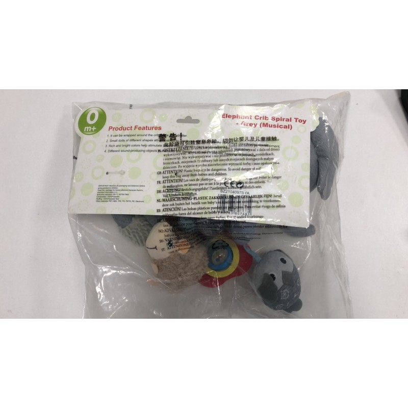 Car Seat Activity Toy Manufacturer - Baby Spiral Plush Hanging Rattle for Crib Bed Stroller Bar Bassinet Mobile