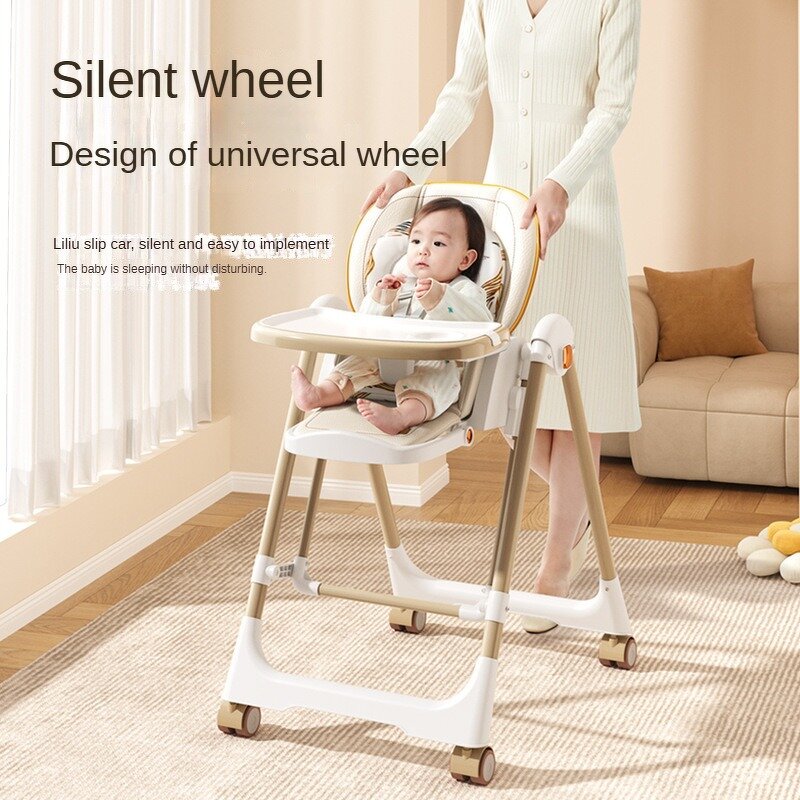 Baby Dining Table - Foldable Adjustable