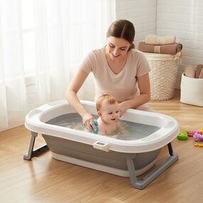 Portable Bathtub - Folding Plastic