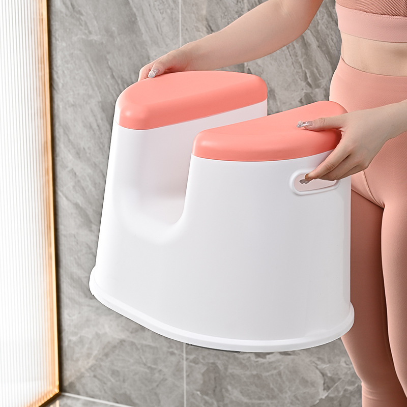 Bath Stool - Plastic Pregnant Sitting