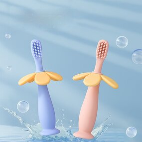 Baby Toothbrush - Silicone Tongue