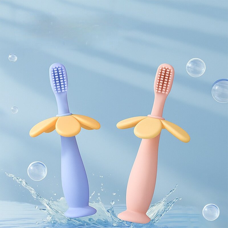 Baby Toothbrush - Silicone Tongue