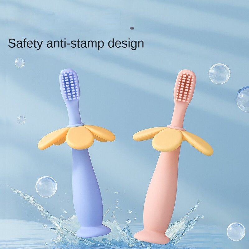Baby Toothbrush - Silicone Tongue