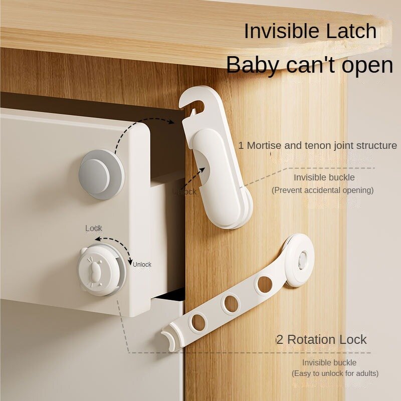 Drawer Lock - No Punching Safety