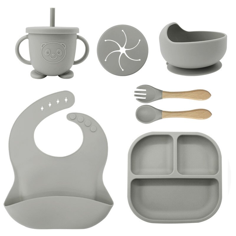 Baby Bowl Set - Divided Plates Bib