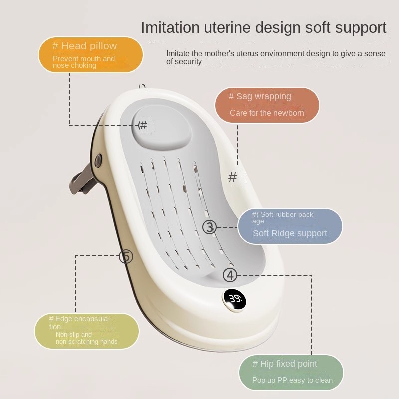 Baby Bath Support - Newborn Anti-slip System Manufacturer