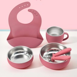 Tableware Set - 6-piece Silicone Stainless