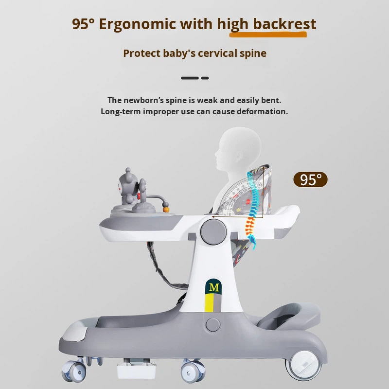 Baby Walker - Anti-rollover Multifunctional
