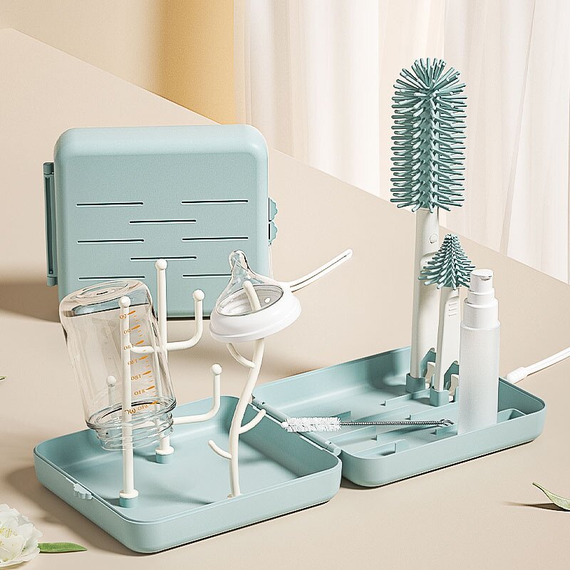 Bottle Brush Set - Portable with Storage