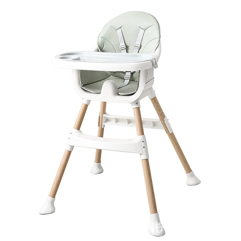 Children High Chair - Non-slip Wheels