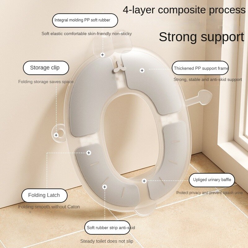 Portable Toilet Seat - Foldable Travel