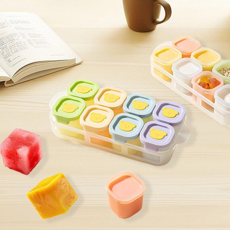 Food Container - 8-compartment Silicone