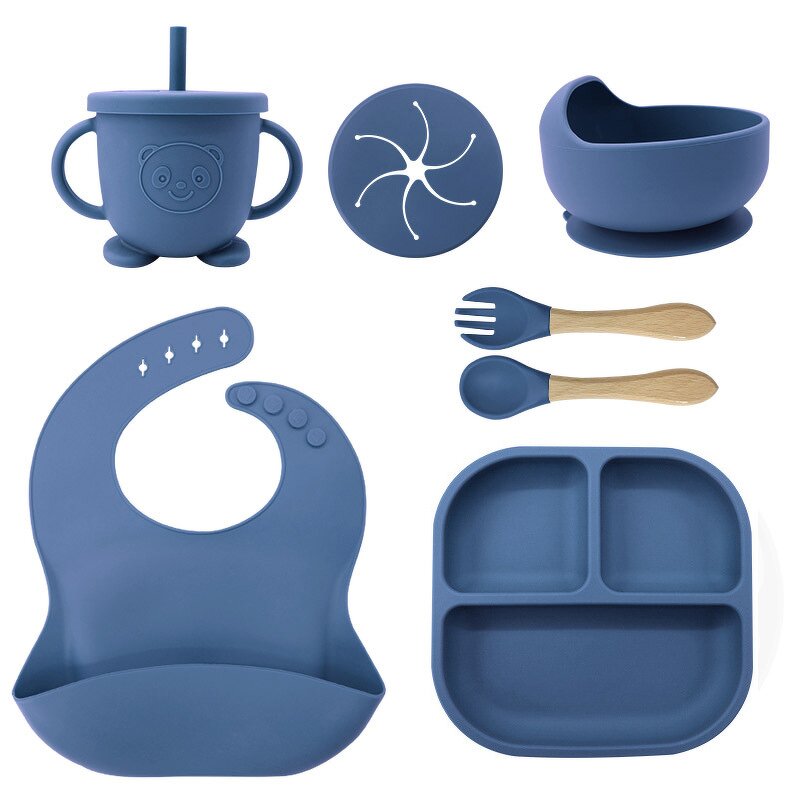 Baby Bowl Set - Divided Plates Bib