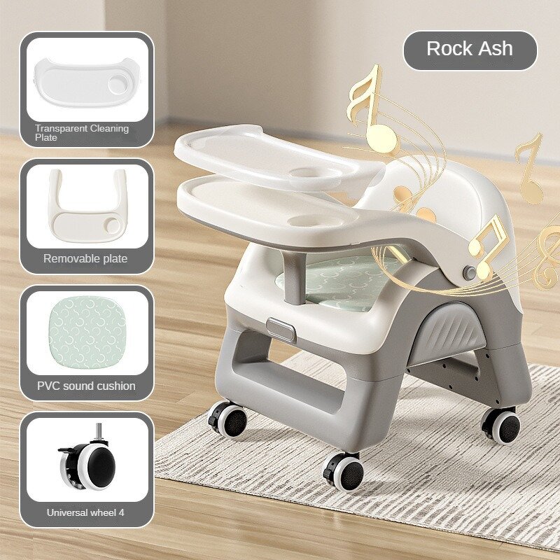 Baby Eating Chair - with Plate Wheels