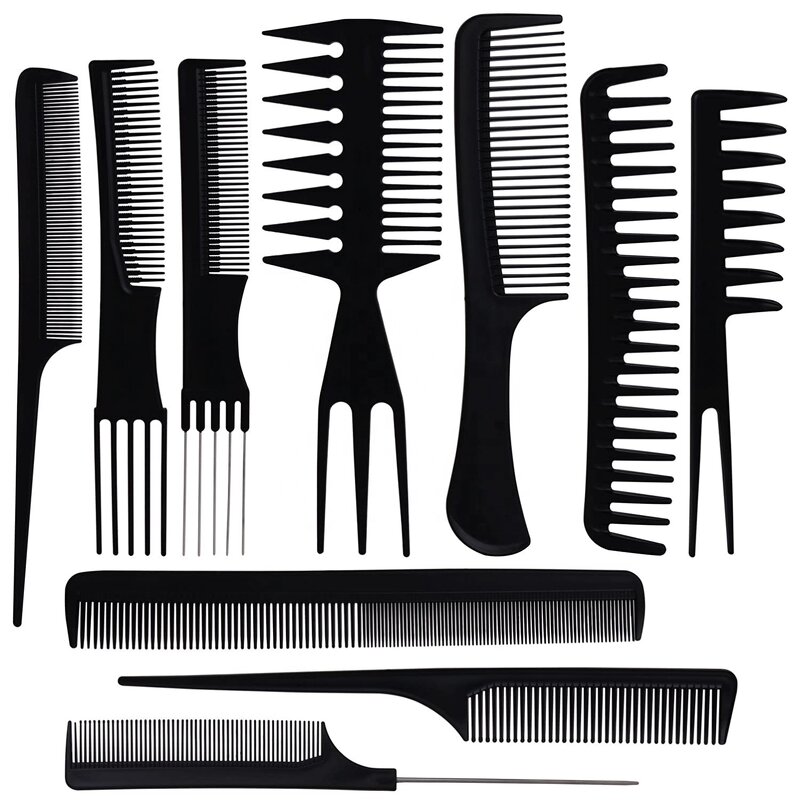 Barber Comb - 10pcs Professional Styling