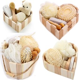 Spa Set Box - Natural Bath Accessories