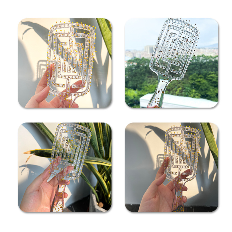 Detangling Brush - Shiny Curly Hair